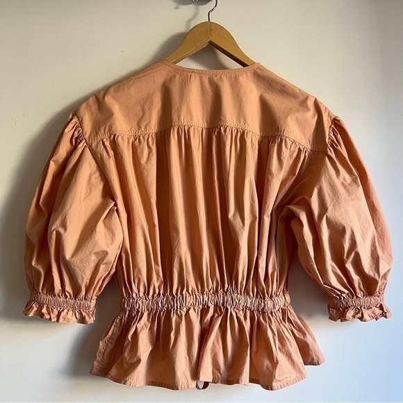 Ulla Johnson Minnie Blouse in Pale Coral - Picture 11 of 15